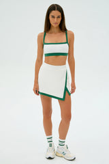 Monah Rigor Skort - White/Arugula