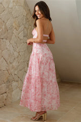 Her Best Version Strapless Maxi Dress