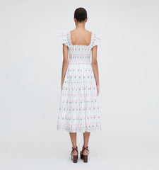 CouturebudThe Ellie Nap Dress - White Trailing Fern