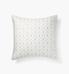 Couturebud The Euro Sham - Pastel Trellis