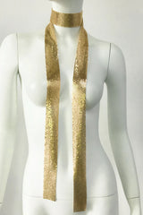 Metal Sequins Necktie Scarf