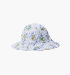 Couturebud The Baby Sunhat - Blue Block Print