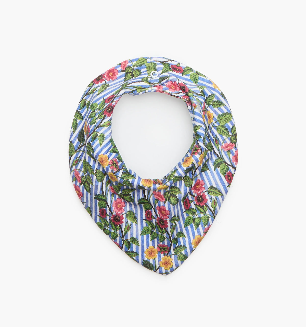 Couturebud The Bandana Bib - Geranium Stripe