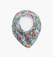 Couturebud The Bandana Bib - Geranium Stripe