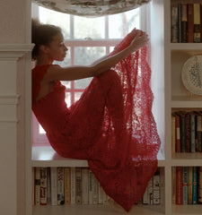 CouturebudThe Lace Ellie Nap Dress - Cerise Lace