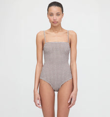 Couturebud The Giana One Piece - Chocolate Gingham