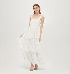 Couturebud The Elise Nap Dress - Celestial Floral Georgette