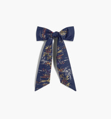 Couturebud The Belle Bow - Navy Equestrian Toile