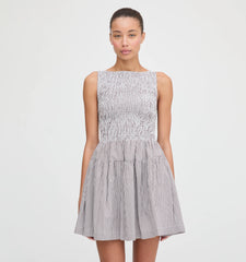 CouturebudThe Cosima Mini Nap Dress - Chocolate Gingham