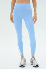 Miles High Waist Rigor 7/8 - Skylight/White