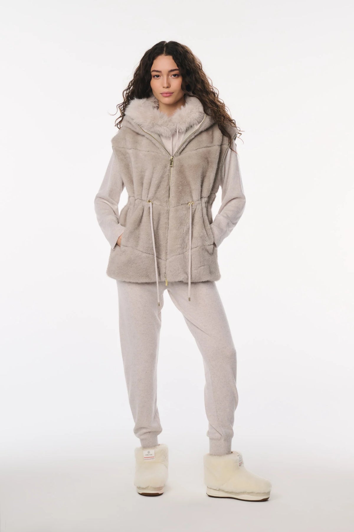 Couturebud x MAX&MOI Bolo Wool-Cashmere Joggers