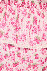 Soira Summer Heirloom Print Mini Dress