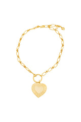 Brinker+Eliza Gold Heart Necklace