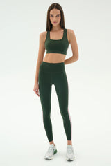 Margot Rigor Legging - Military/Blush
