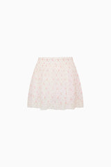 Tween Solena Floral Cotton Skirt - SUNWASHED IVORY