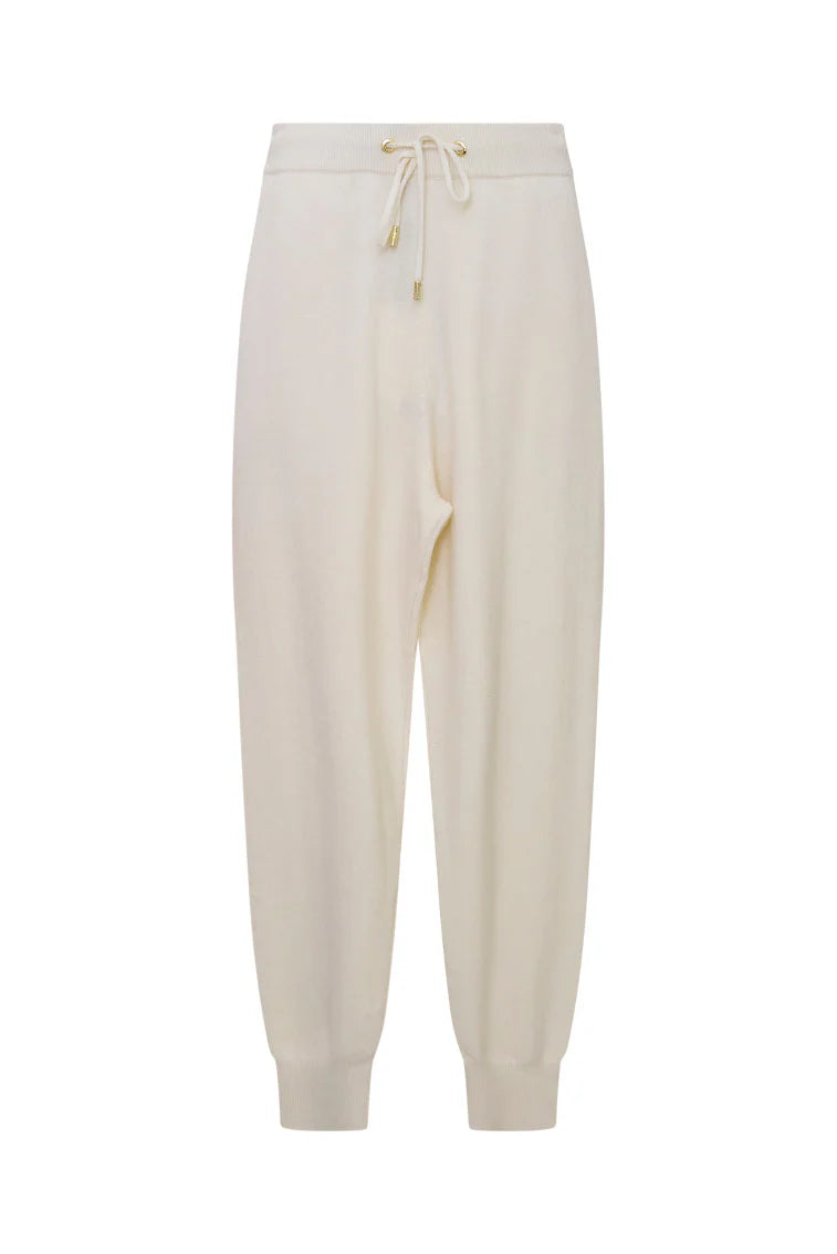 Couturebud x MAX&MOI Robin Wool-Cashmere Jogger - WHITE