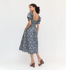 Couturebud The Ophelia Dress - Navy Bluebonnet