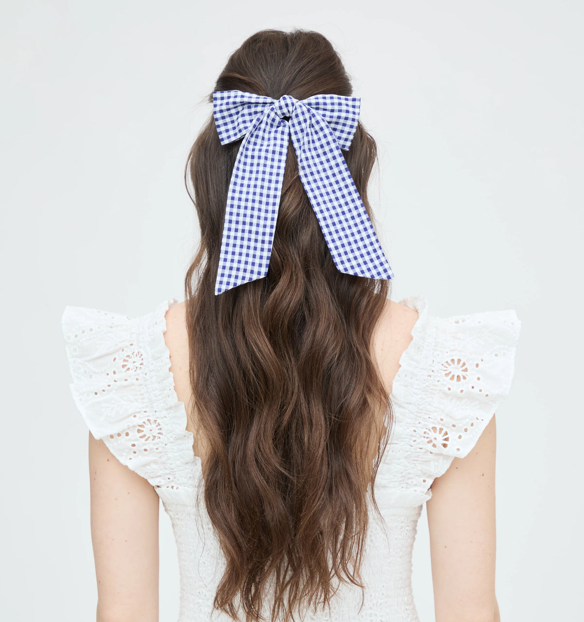CouturebudThe Belle Bow - Navy Gingham