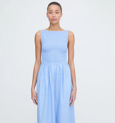 CouturebudThe Cosima Nap Dress - Blue Stripe