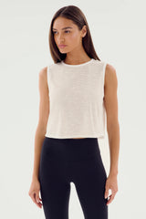 Logan Mesh Tank With Stripe