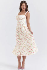 Tatiana Rose Print Midi Sundress