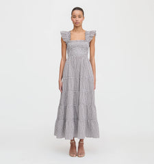 CouturebudThe Ellie Maxi Nap Dress - Chocolate Gingham