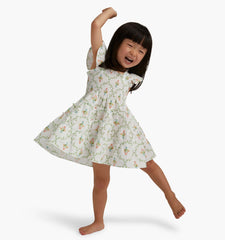 CouturebudThe Baby Ellie Nap Dress - Pastel Trellis