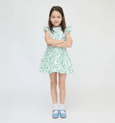 CouturebudThe Hill House x La Coqueta Rita Dress - Green Bird Floral