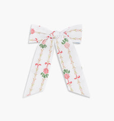 Couturebud The Belle Bow - White Trailing Fern