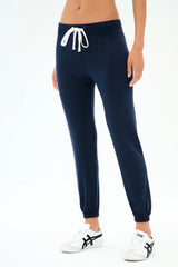 Sonja Fleece Sweatpant - Indigo