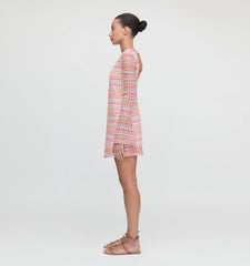 Couturebud The Nathalie Dress - Pastel Crochet Knit
