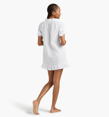 Couturebud The Katherine Nap Dress - White Swiss Dot