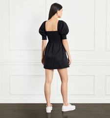 Couturebud The Athena Nap Dress - Black Cotton