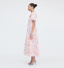 CouturebudThe Matilda Dress - Pomegranate Stripe