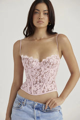 Rose Lace Underwired Bodice