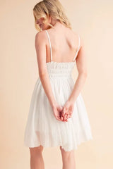 Aemi+Co Lace Detail Mini Cami Dress