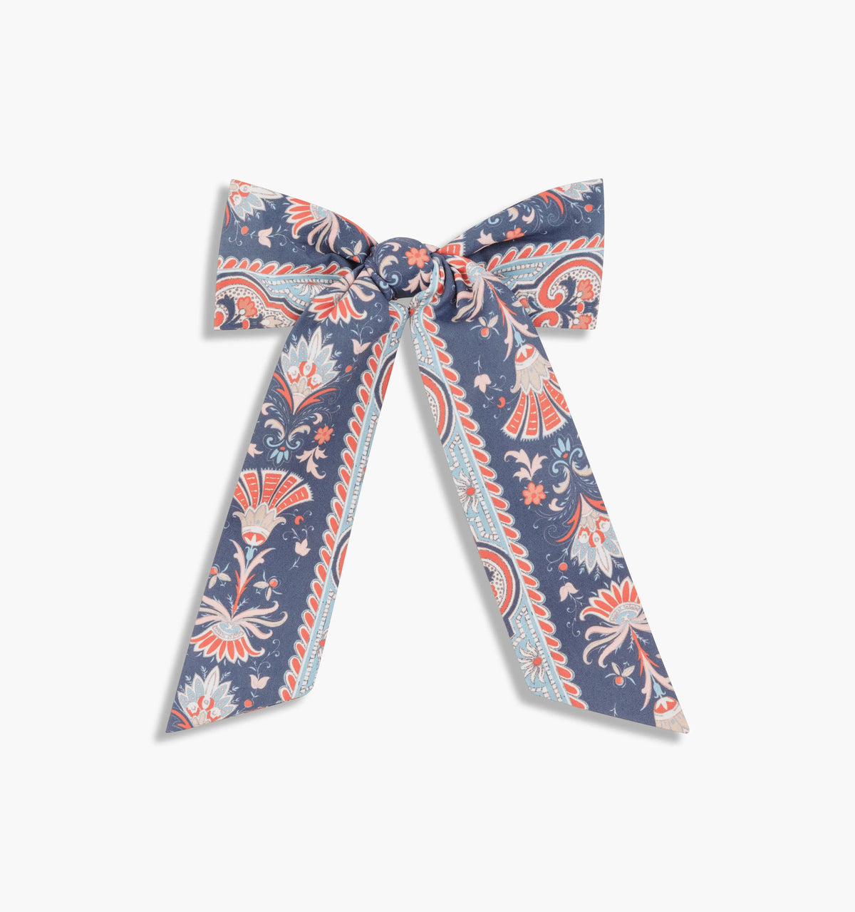 Couturebud The Belle Bow - Navy Emma Stripe