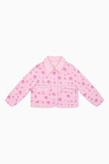 Girls Aubrina Floral Quilted Jacket