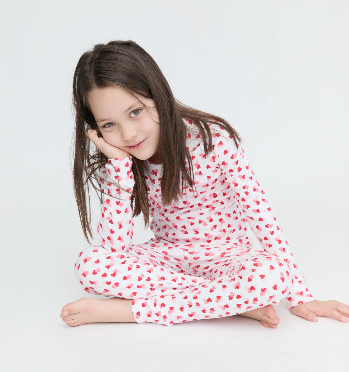 Couturebud The Tiny PJ Set - Lots of Hearts