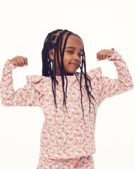 Couturebud The Tiny Eleanor Legging Set - Pansy in Pink Multi