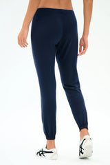 Sonja Fleece Sweatpant - Indigo