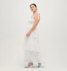 Couturebud The Elise Nap Dress - Celestial Floral Georgette