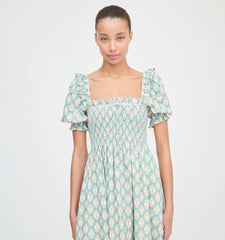 Couturebud The Scarlett Nap Dress - Raspberry Ikat