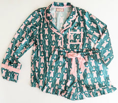 Women's Satin Loungewear Set - Frosty Boutique