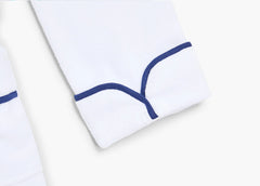 Couturebud The Tiny Hotel Robe - White/Navy