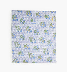 CouturebudThe Crib Sheet - Blue Block Print