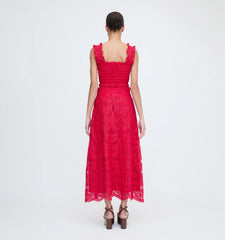 CouturebudThe Azalea Nap Top - Cerise Lace