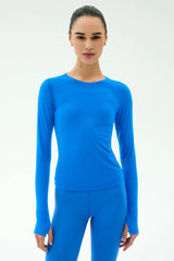 Airweight Lite Long Sleeve Waist Length - Classic Blue