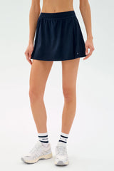 Venus High Waist Rigor Skort - Indigo