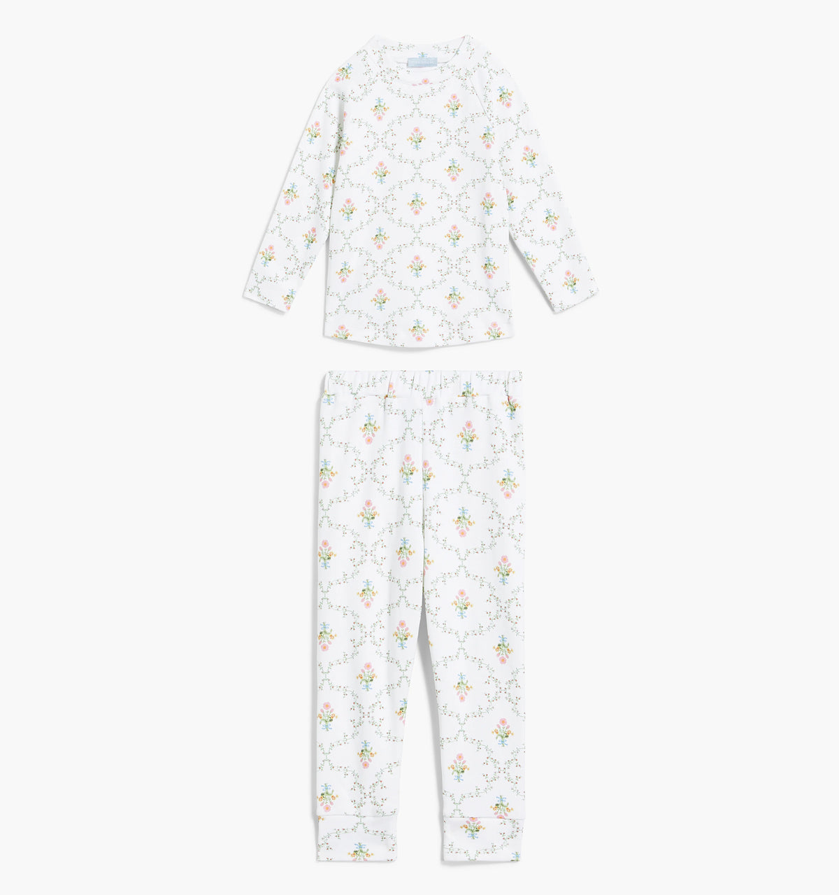 Couturebud The Tiny PJ Set - Pastel Trellis